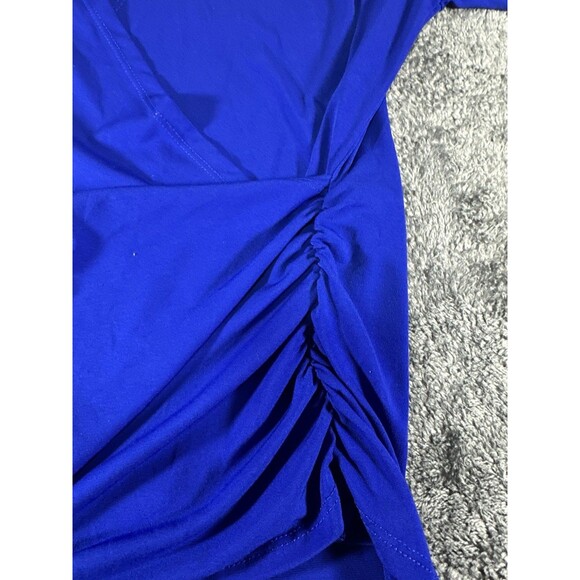 Moa Moa Pluss Size Cinched Waist Short Sleeve T-Shirt Size M - Picture 6 of 9